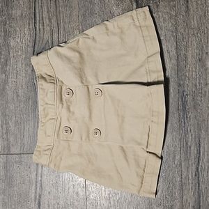 XS (5) Old Navy tan uniform skirt